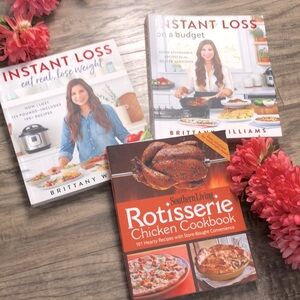 INSTANT LOSS eat real lose weight & on a budget + Rotisserie Chicken cookbooks